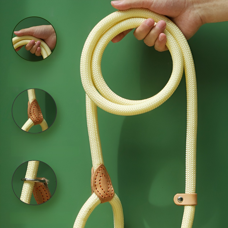 반려동물 방폭 충격 리드줄 야외 내구성 목 보호