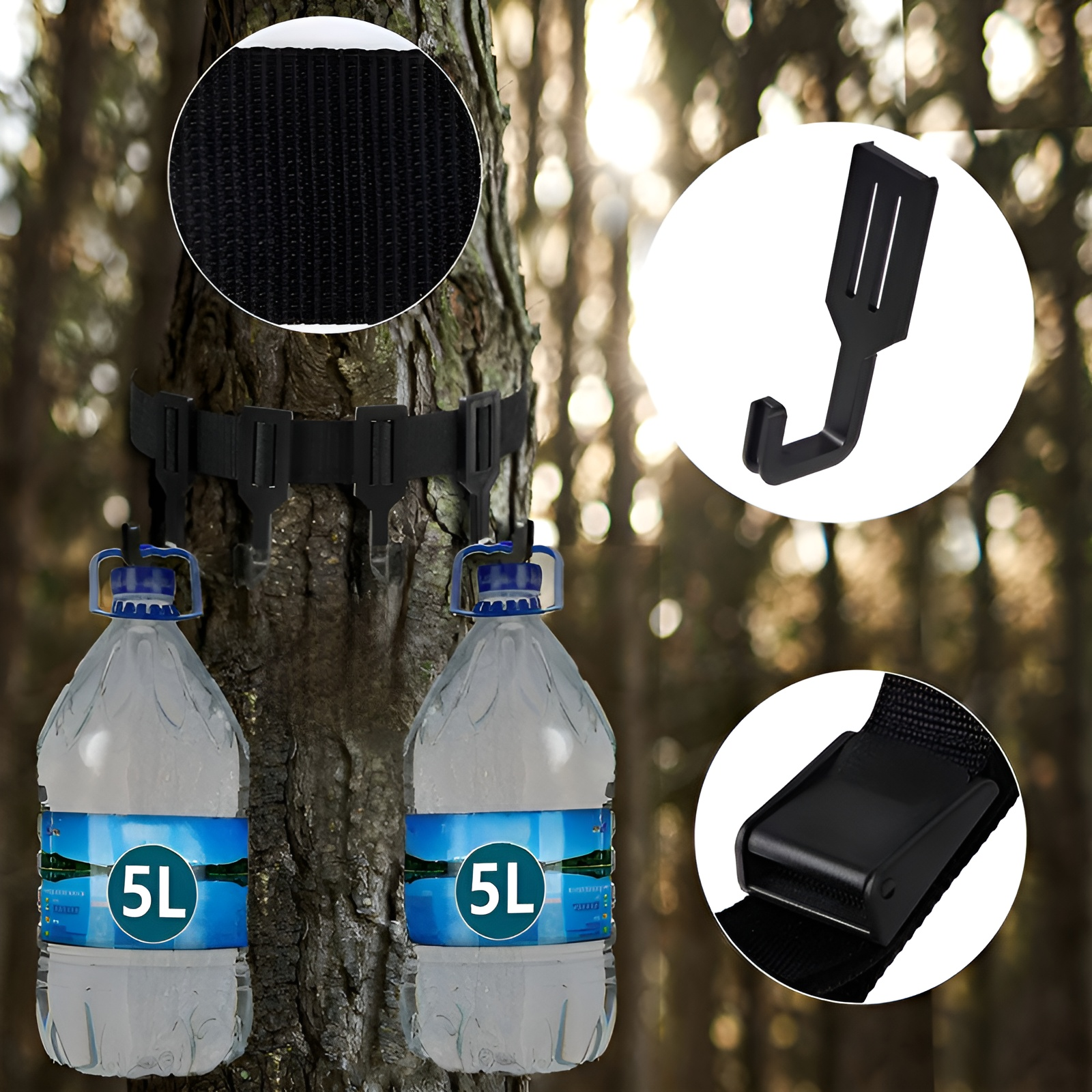 캠핑 트리 랙 기어 후크