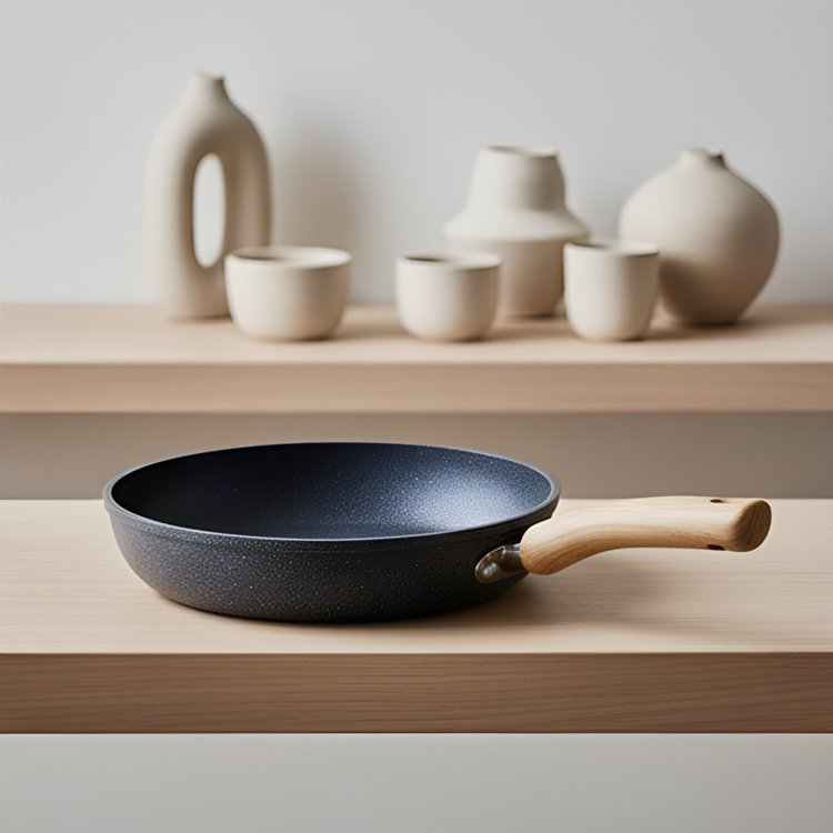 Černá nepřilnavá pánev