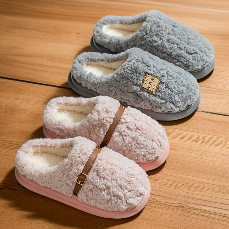 保暖毛拖鞋