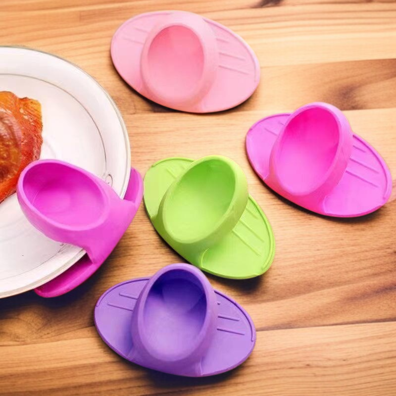 두꺼운 실리콘 단열 파마 방지 손가락 커버