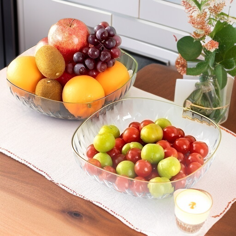 Plato organizador de frutas y snacks