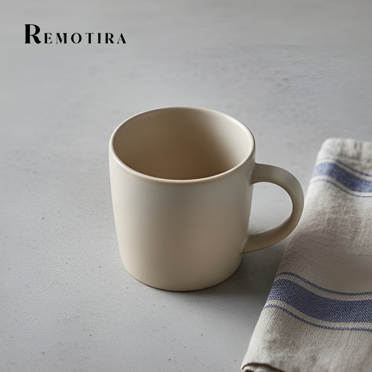 오프 화이트 심플 머그