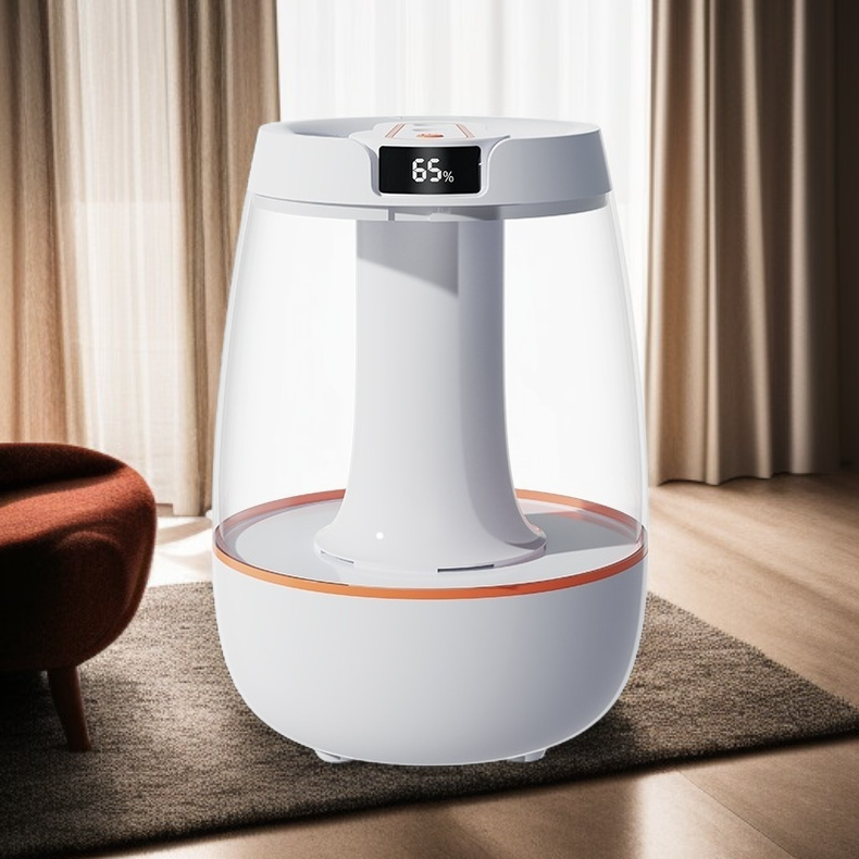 超靜音大霧量臥室空氣加濕器，家庭桌面使用