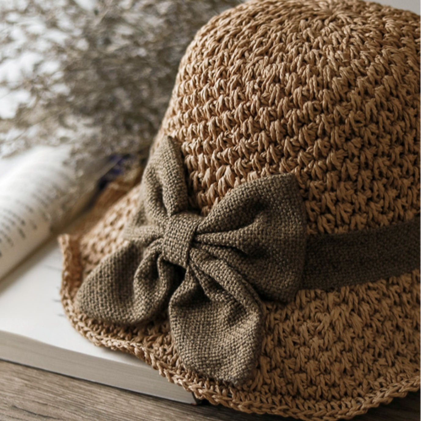 Multipurpose woven sun hat