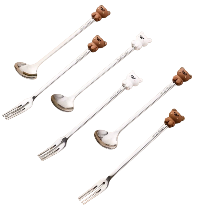  곰돌이 식기 2개 세트