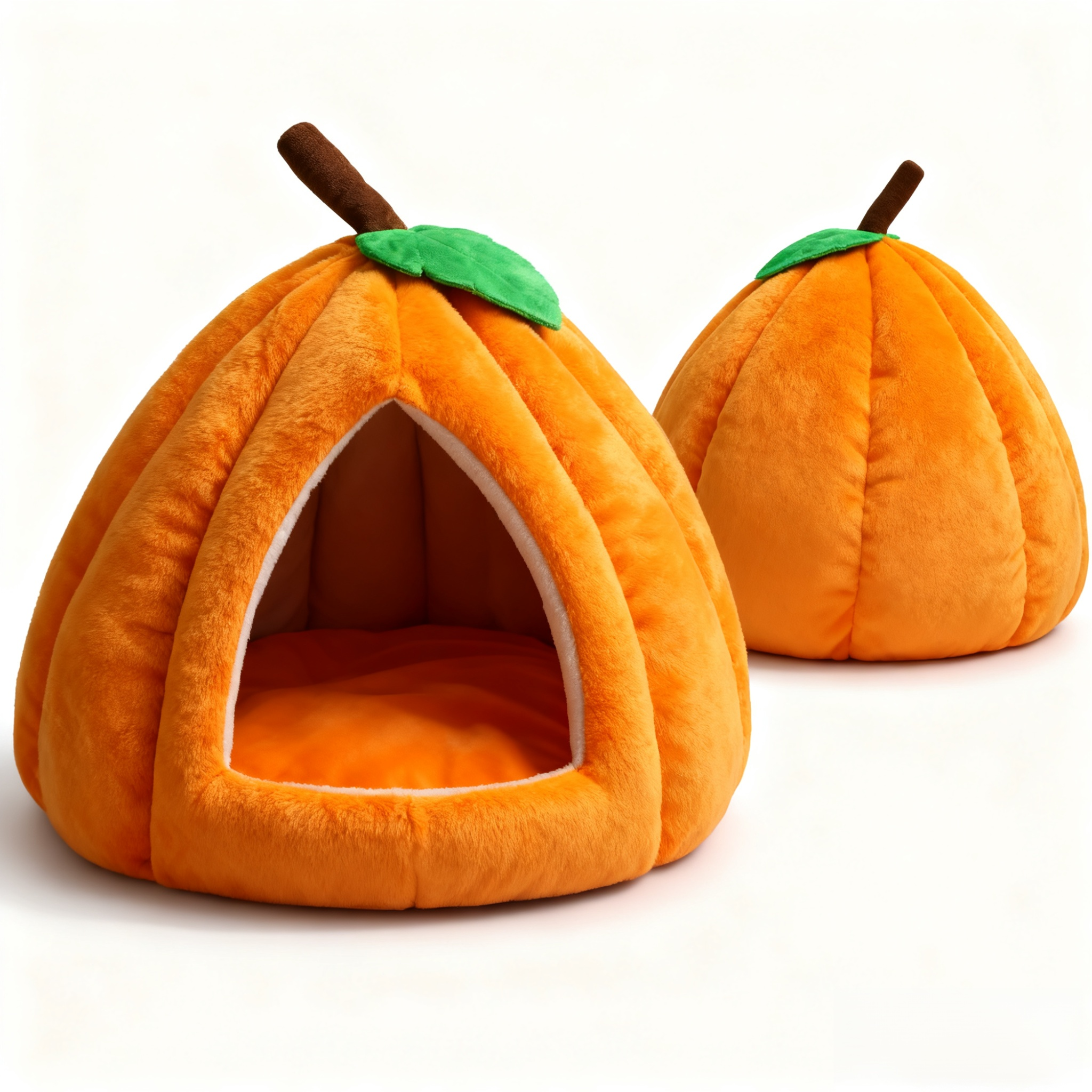 가을과 겨울을 위한 반밀폐형 호박 모양 개집