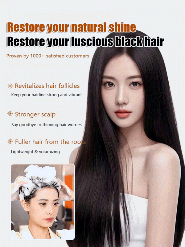 【Reversing Gray Hair】Ginseng Root and Arborvitae Leaf Shampoo