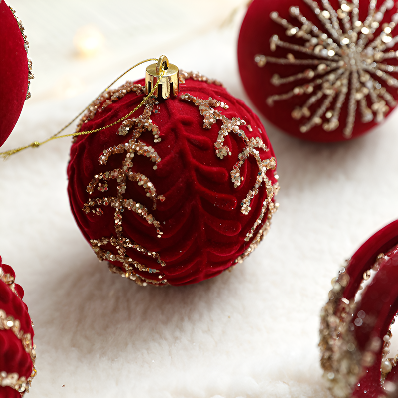 Burgundy pendant decoration