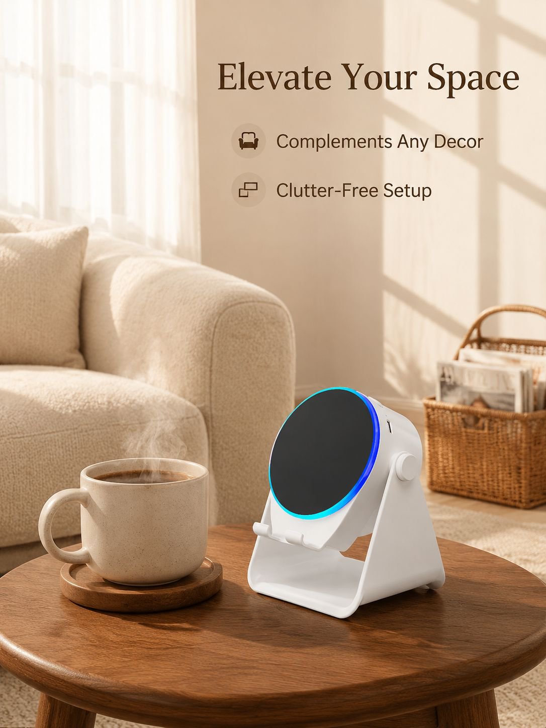 Magnetic Instant-Connect Bluetooth Speaker Stand