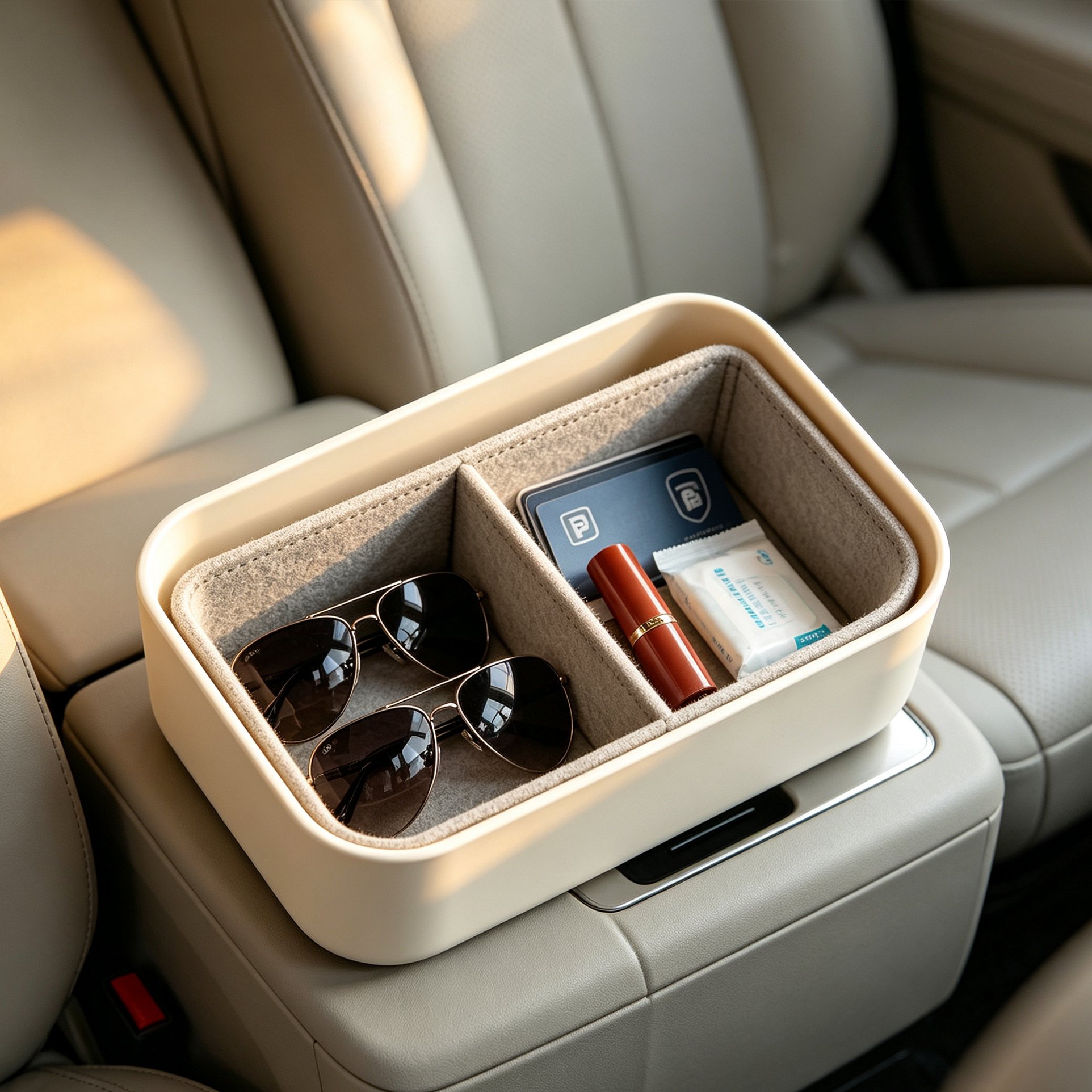 Universal car organizer for interior storage solutions