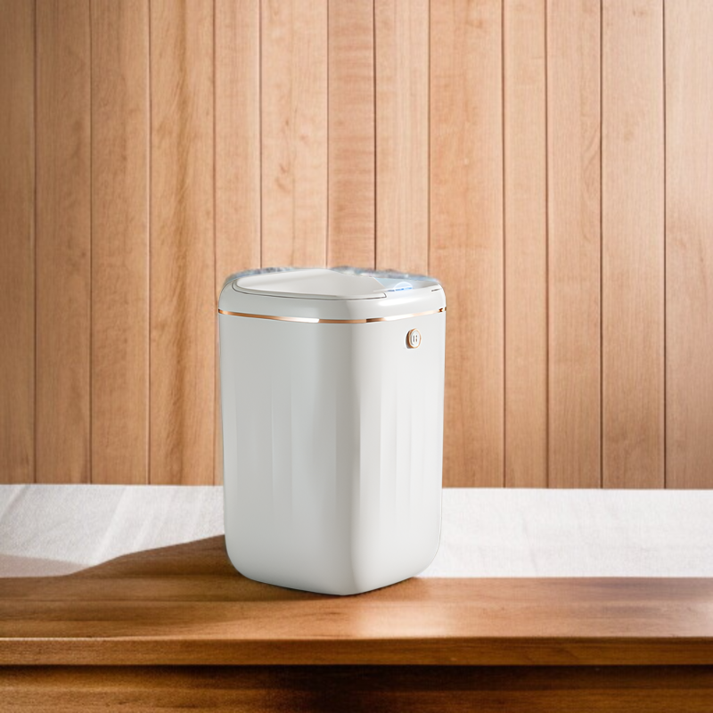  Papelera inteligente de inducción, ligera y lujosa, gran capacidad, resistente al agua