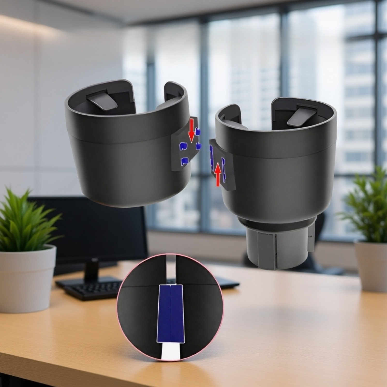 확장형 선반 컵 홀더 설치 방법