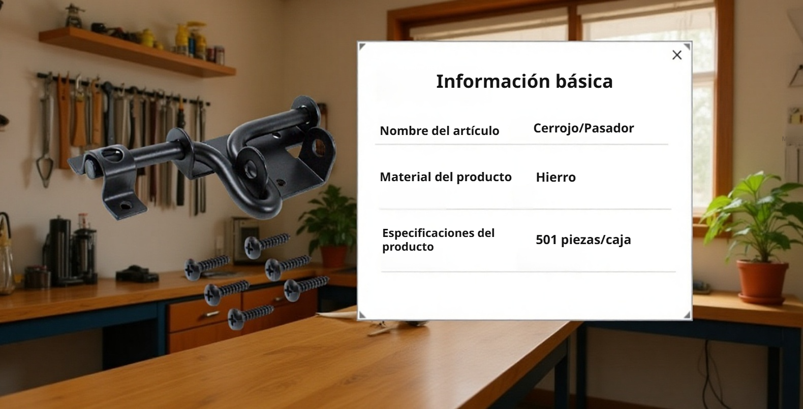Instalación fácil de cerradura antirrobo