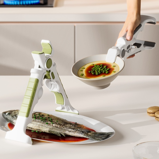 四合一防燙夾隔熱提盤夾