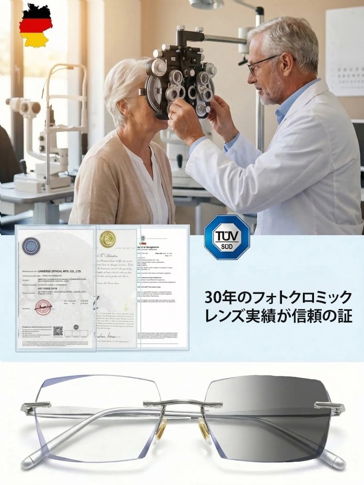 【眼科医×独最先端技術】ブルーライトカット＆調光✨