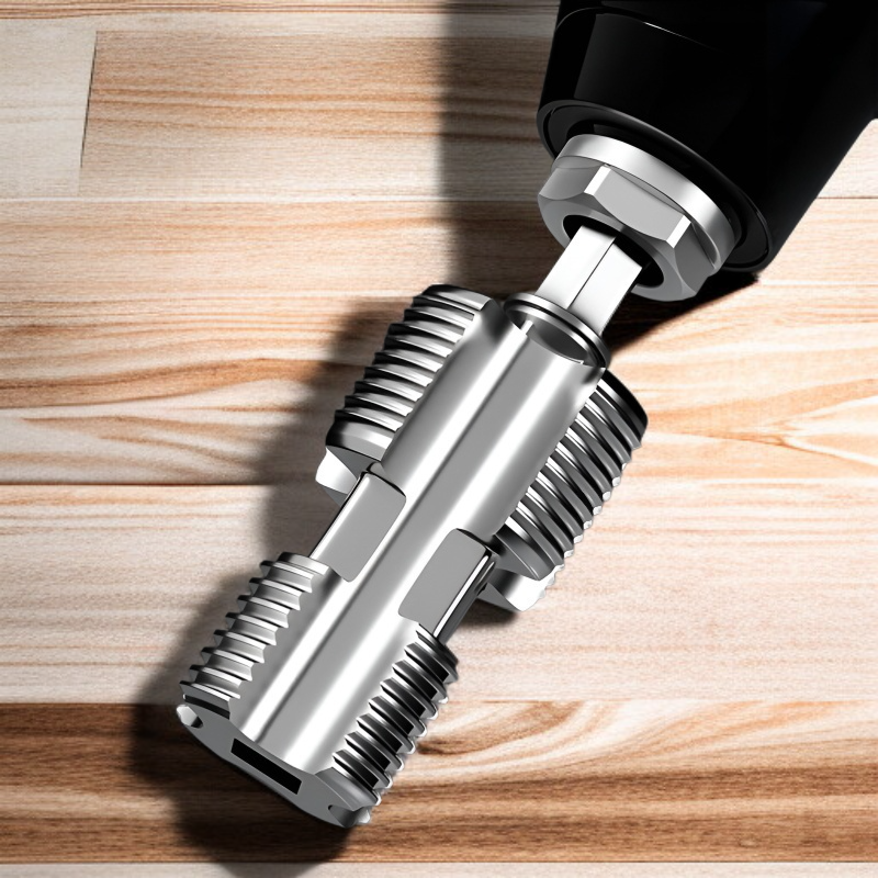 수도관 내부 구멍 나사산 오프너 전기 드릴 스타일 듀얼 헤드 PPR 파이프 나사산 제거기 방청 부식 방지 액세서리