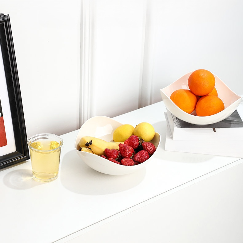 Plato de frutas minimalista y moderno