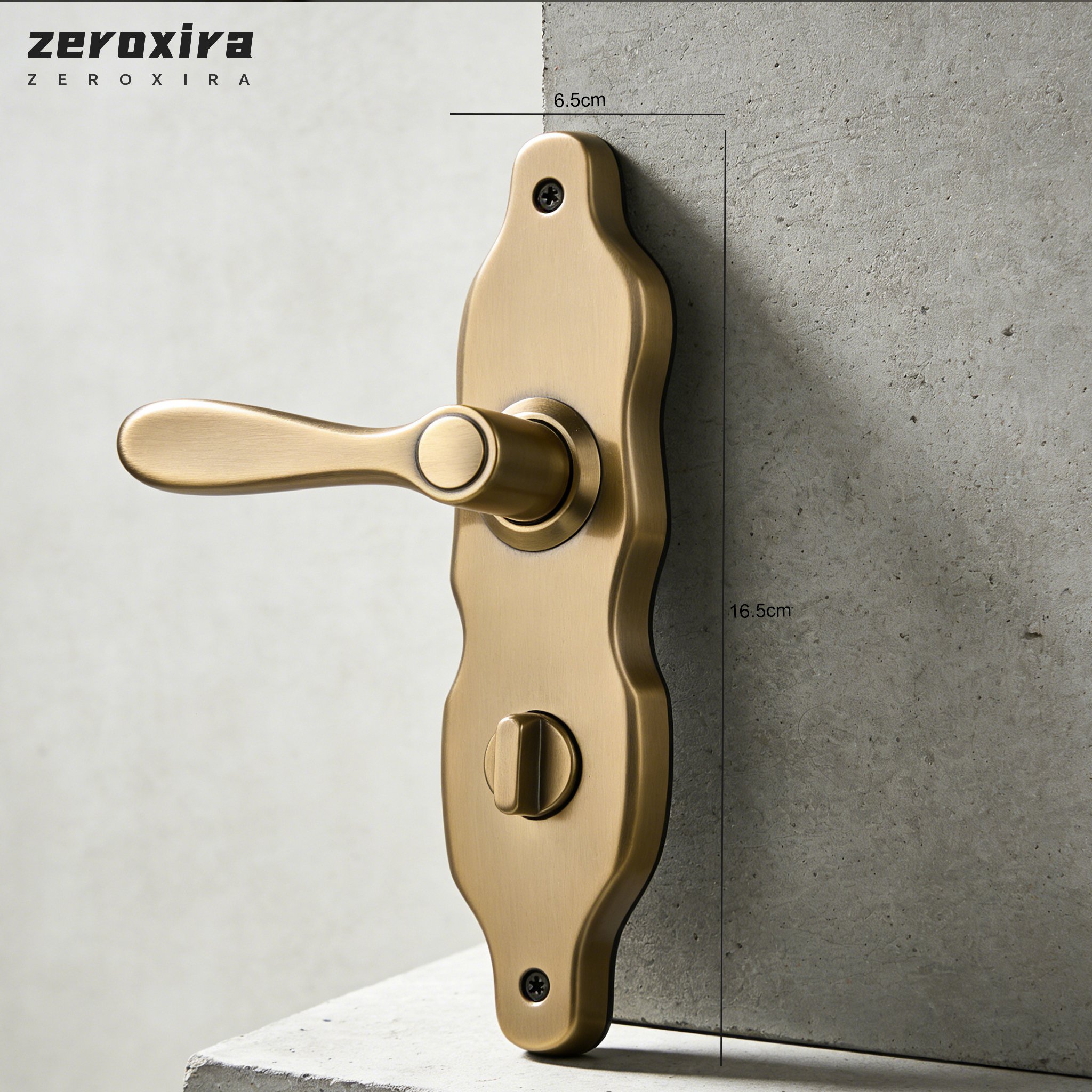 Detailansicht des Sicherheitszylinders vom Türschloss