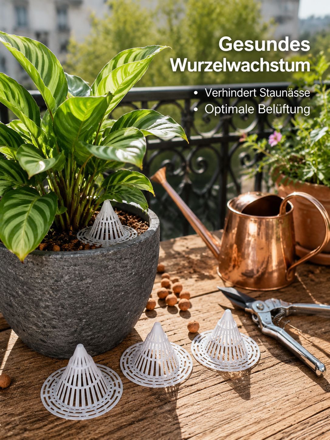 Atmungsaktive Anti-Fäulnis-Blumentopf-Abflussmatte