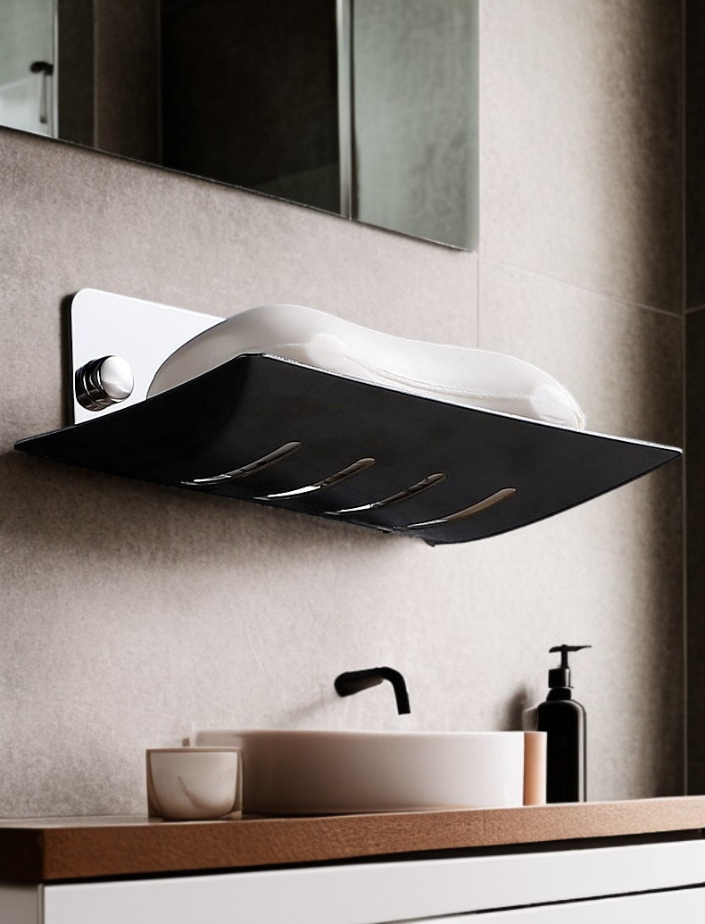 加厚不銹鋼肥皂架耐用防鏽設計