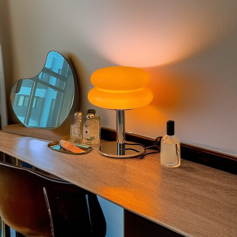  Lámpara de vidrio estilo nórdico Bauhaus para dormitorio y sala de estar 