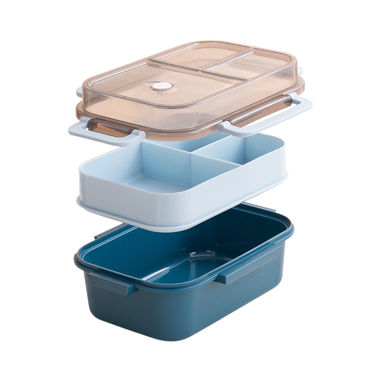 Studenten-Pendler-Lunchbox Mit Doppelschicht und Mikrowellengeeignet