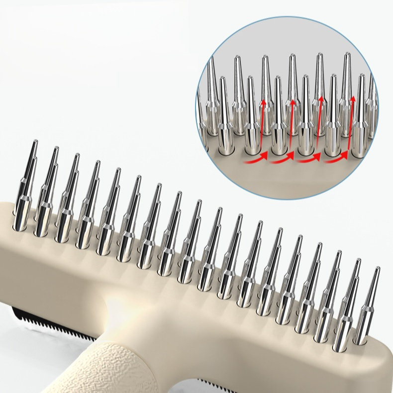 Pet Comb Dog Cat Thinning Hair Remover Dematting Rake Beauty Tool