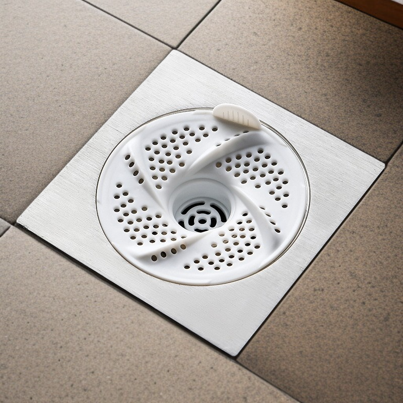 バスルーム用防臭渦巻き排水口カバー
