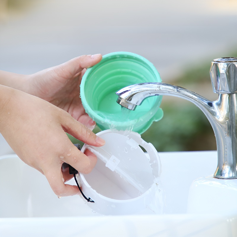 Bol pliable multifonction en silicone avec étui portable