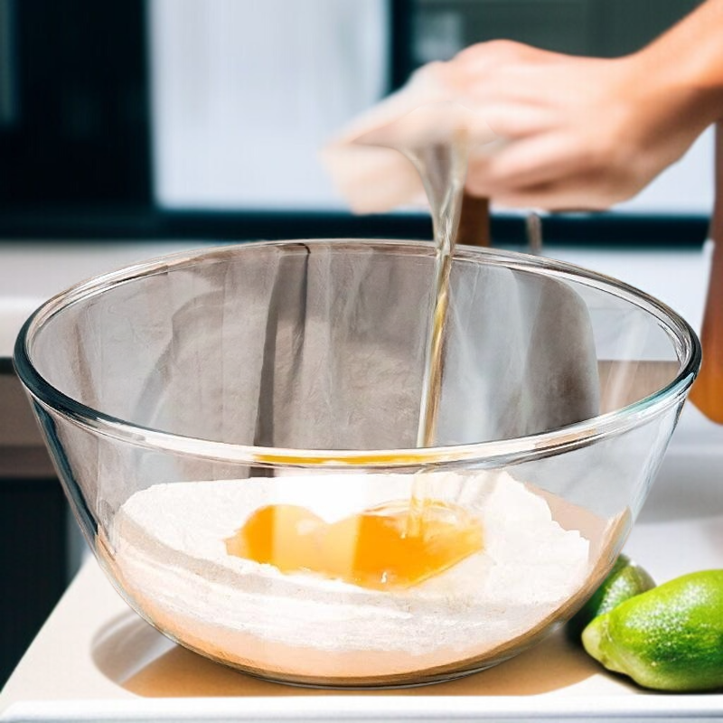 High borosilicate glass basin heat-resistant baking and basin household kitchen utensils mixing stuf