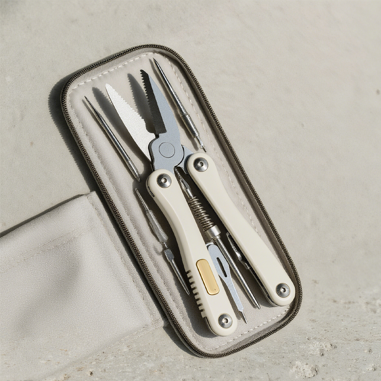 Tijeras multifuncionales de acero inoxidable para exteriores