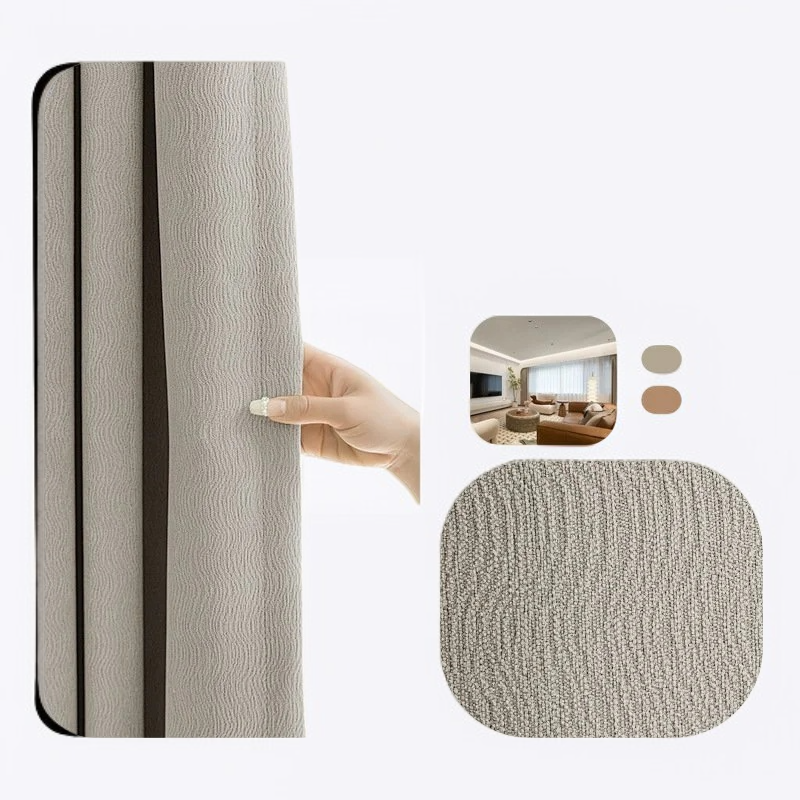 Sötétítő függöny felszerelve ablakra