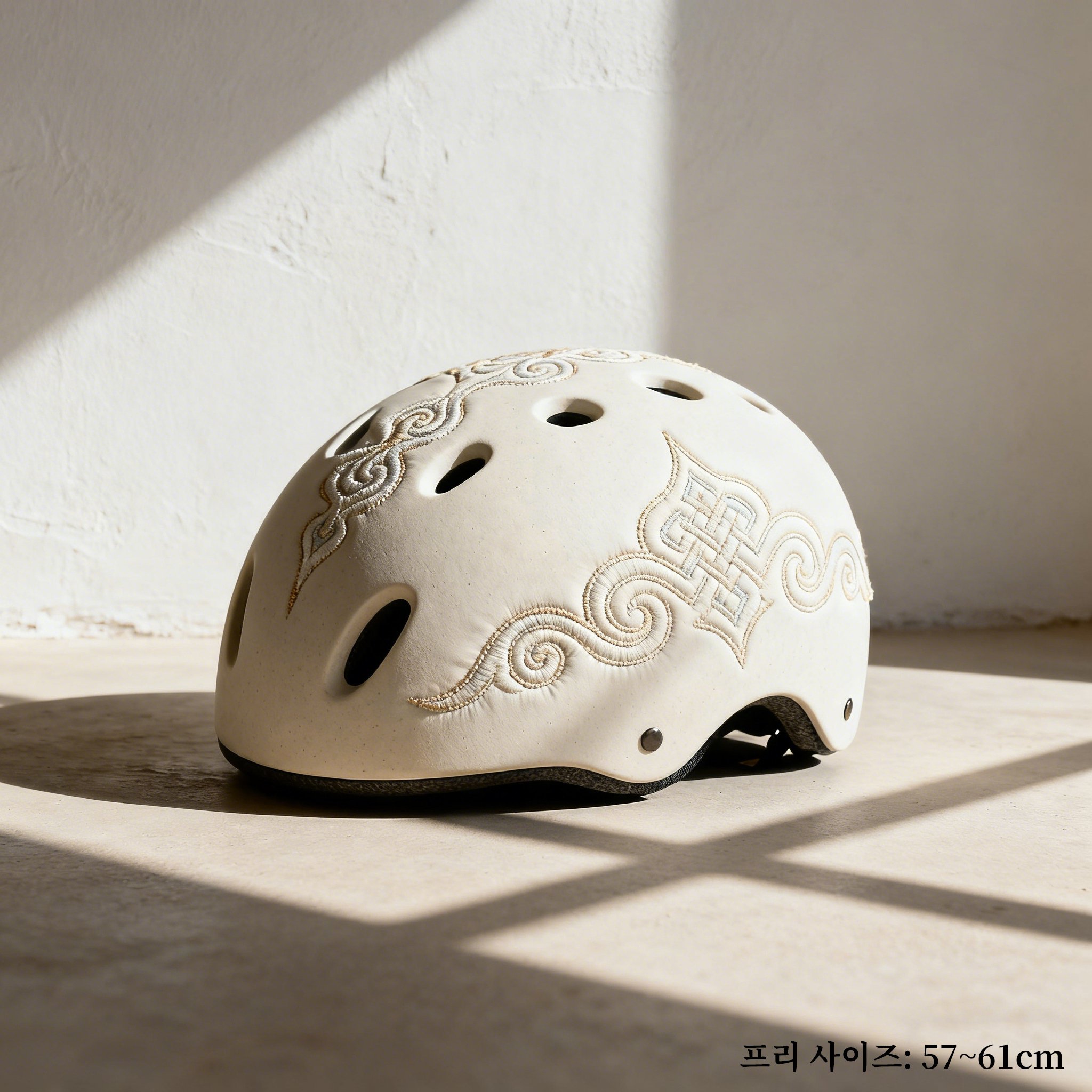 자전거 라이딩용 헬멧 측면 디자인