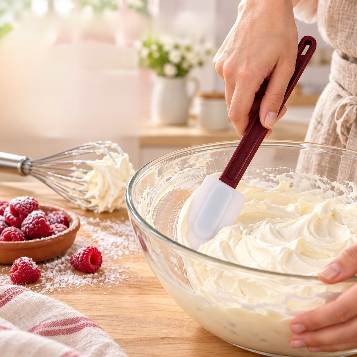Set de Spatules en Silicone pour Pâtisserie et Gâteaux, Ustensiles Cuisine