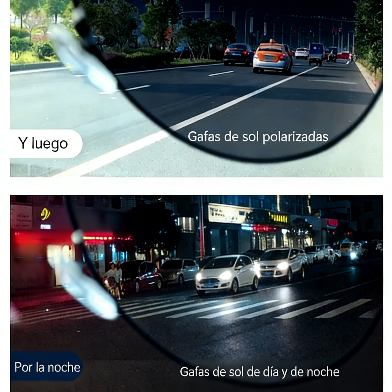 Gafas de sol polarizadas de alta definición estilo aviador