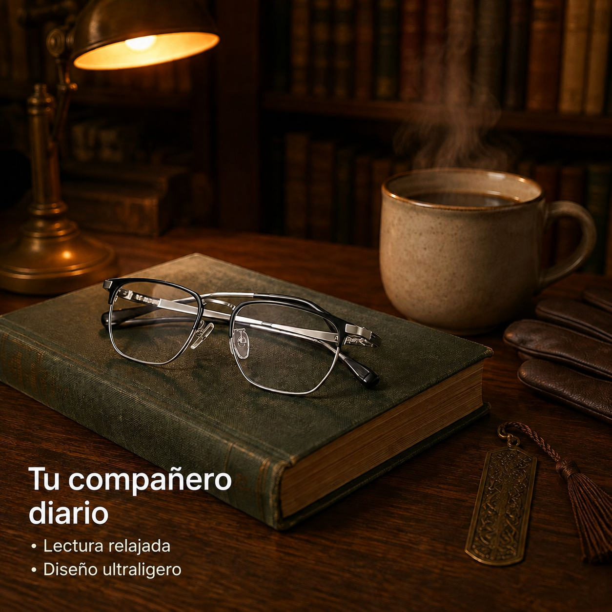 Gafas de lectura ultraligeras sin montura completa