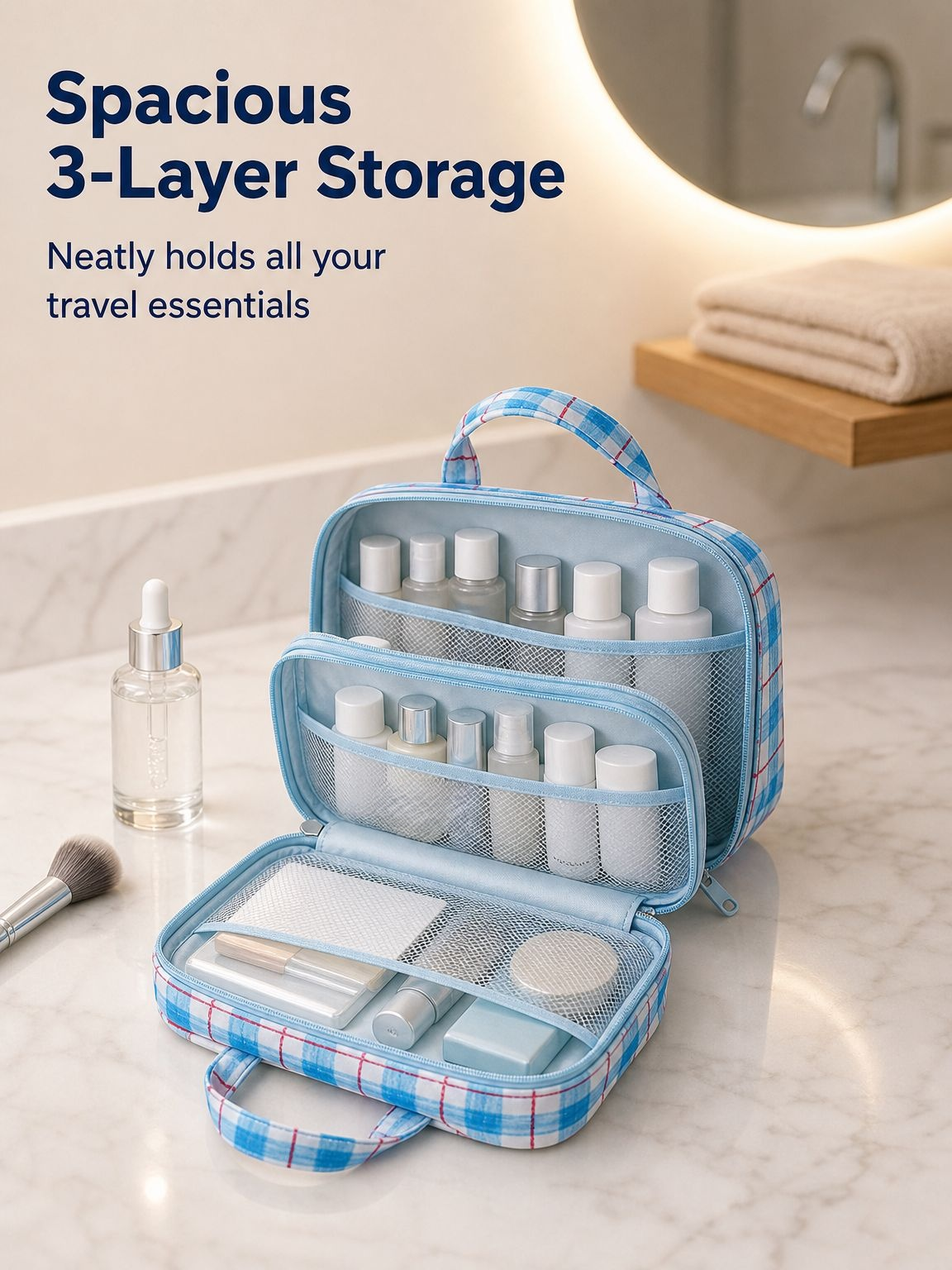 Travel Portable Toiletry Storage Bag