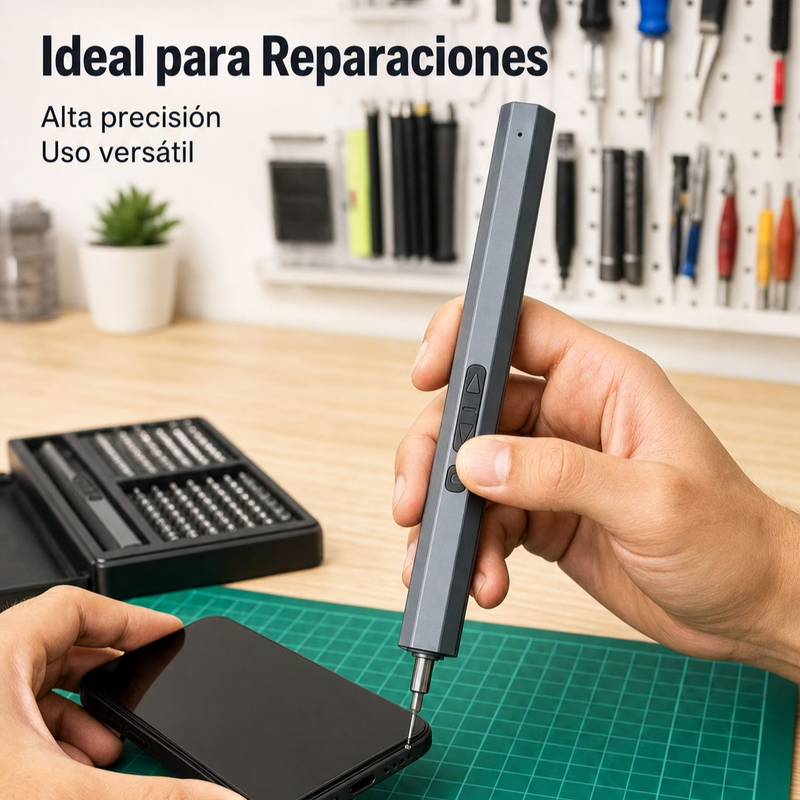 Destornillador eléctrico pequeño portátil para el hogar herramienta de reparación de precisión
