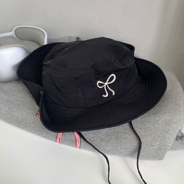 หมวกชาวประมงผูกโบว์แห้งเร็ว