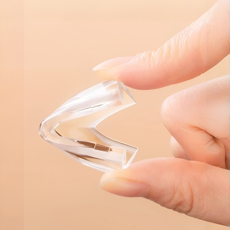 Miếng bảo vệ góc bàn bằng silicon/cạnh bàn/chống sốc/màu trong suốt có keo dán/chống thấm nước và dễ