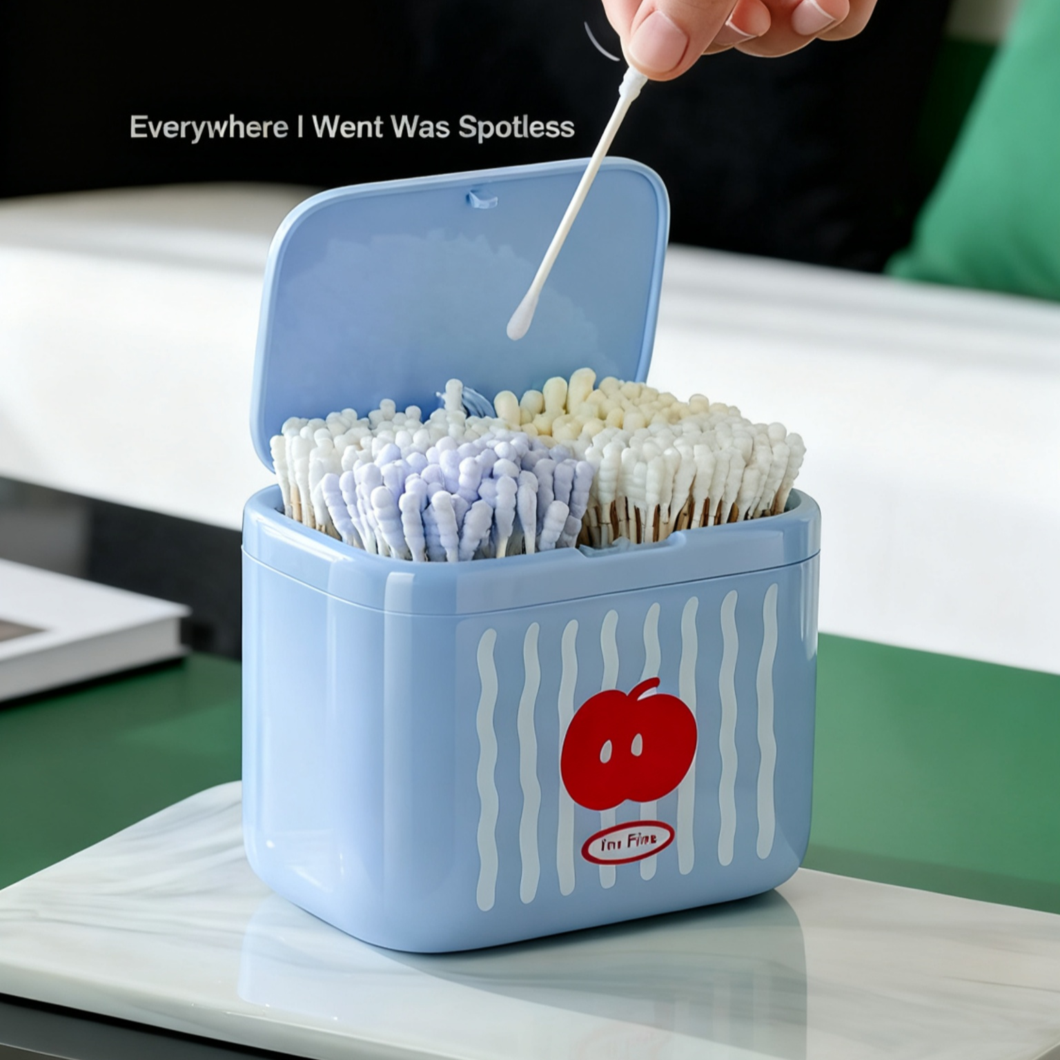 Automatic Lifting Cotton Swab Box