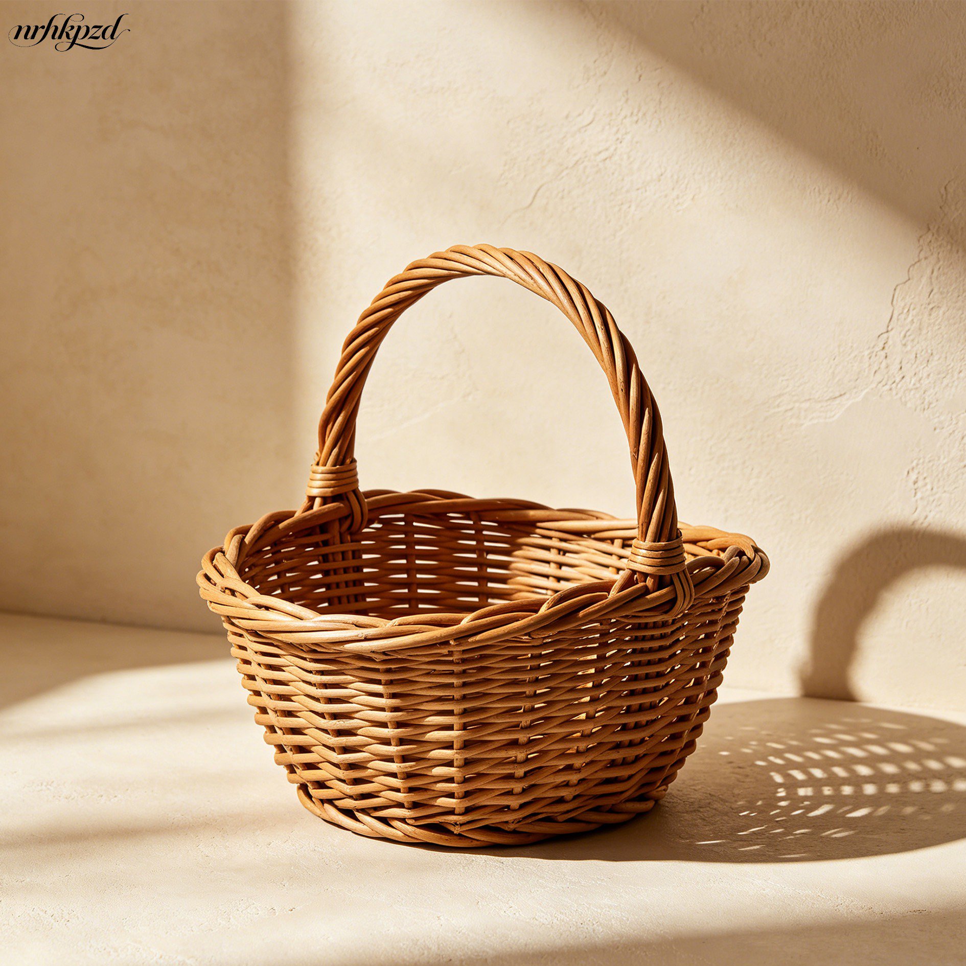 Weidenkorb im Landhausstil