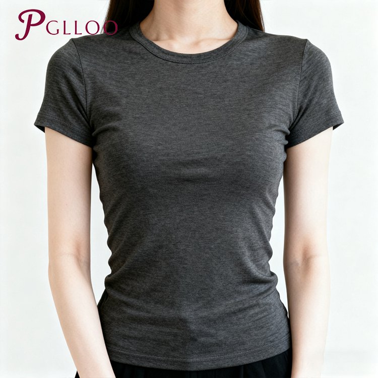 블랙 슬림핏 반팔 셔츠