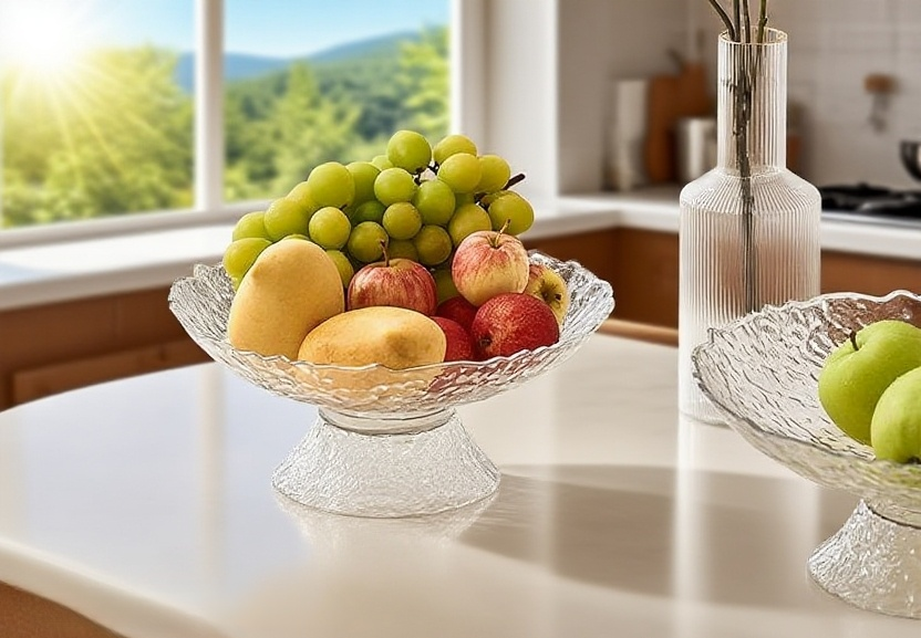 유리무늬 과일 쟁반 전체 이미지
