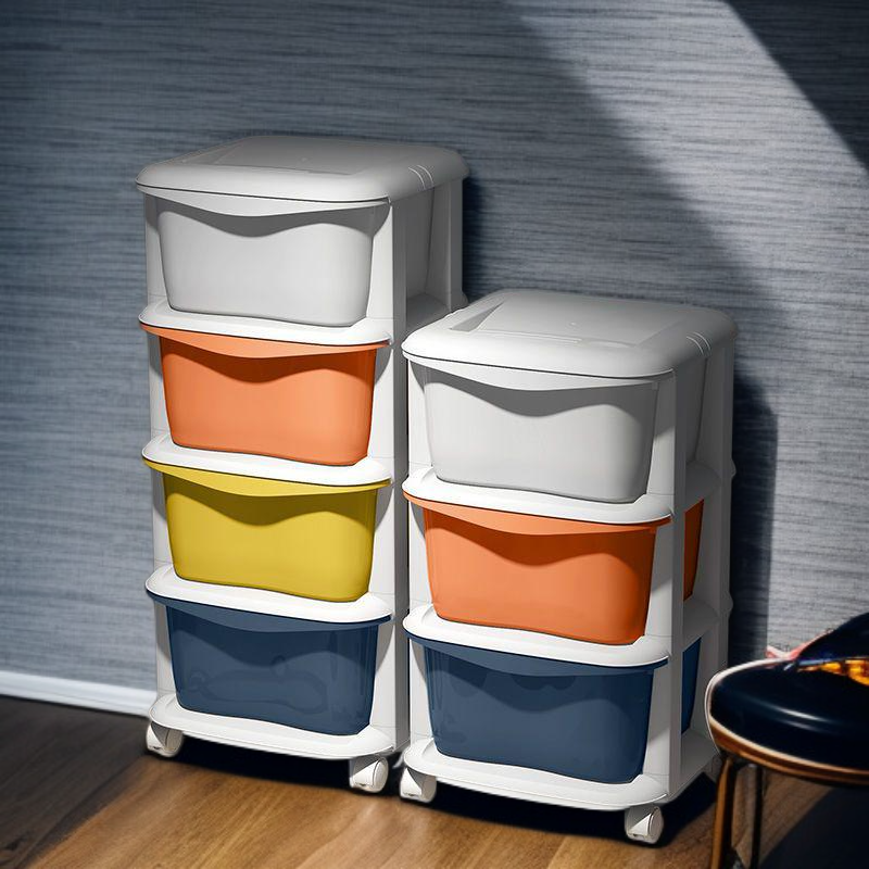 使いやすいデザインのプラスチック製おもちゃ収納