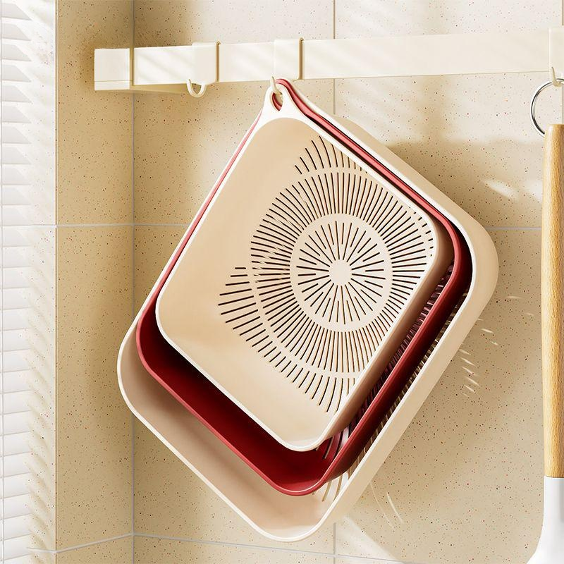 Juego de tres coladores y tazones de cocina Yimu Pinchuan para lavar y escurrir verduras