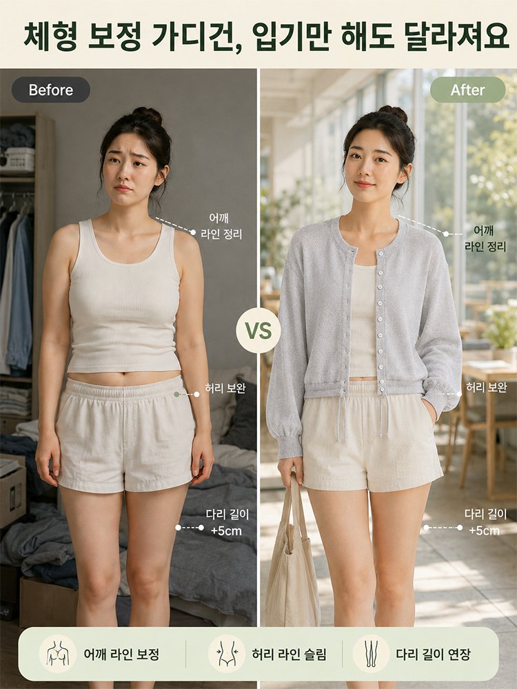 여성용 린넨 혼방 가디건