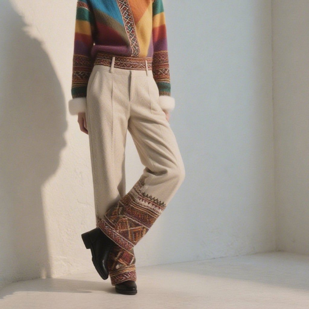 여성 스트레이트핏 바지