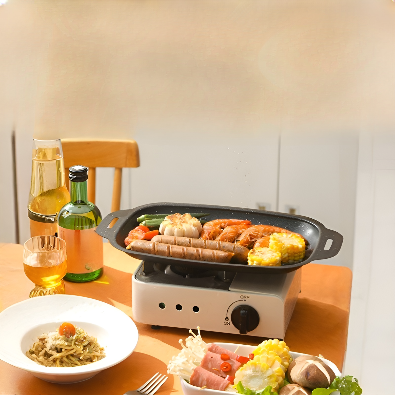  Parrilla portátil para barbacoa al aire libre